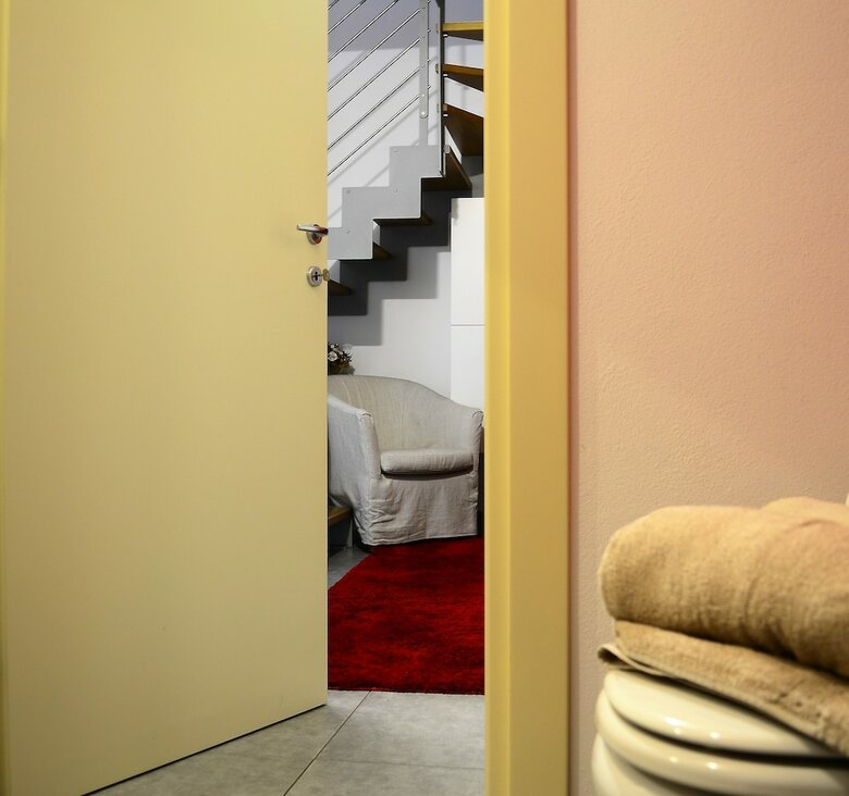 Apartamento Appartamento Vista Lago Red & Grey