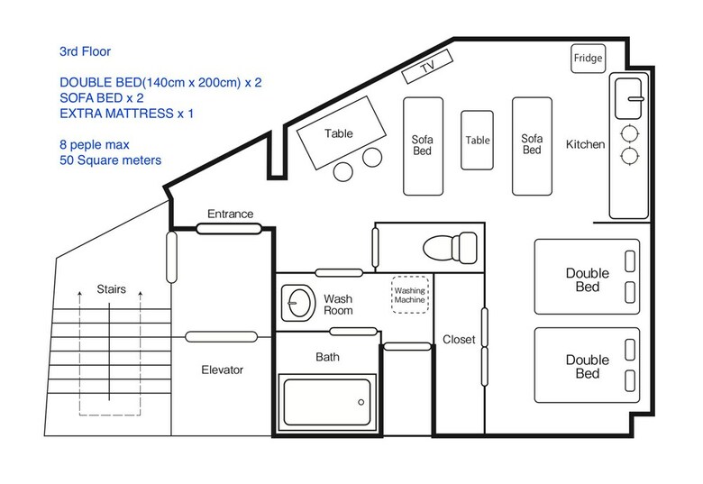 Apartamentos Guest House Liz Nakazaki-cho