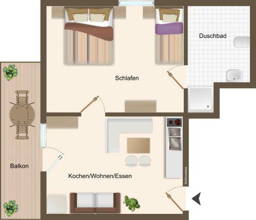 Hostal Pension Und Ferienwohnungen K�nig