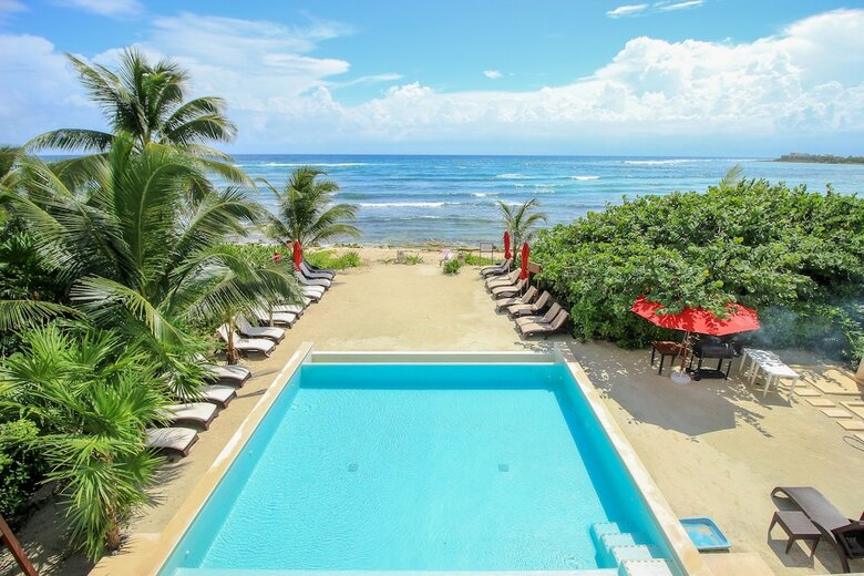 Luxury House Steps Away From Akumal Beach By Olahola