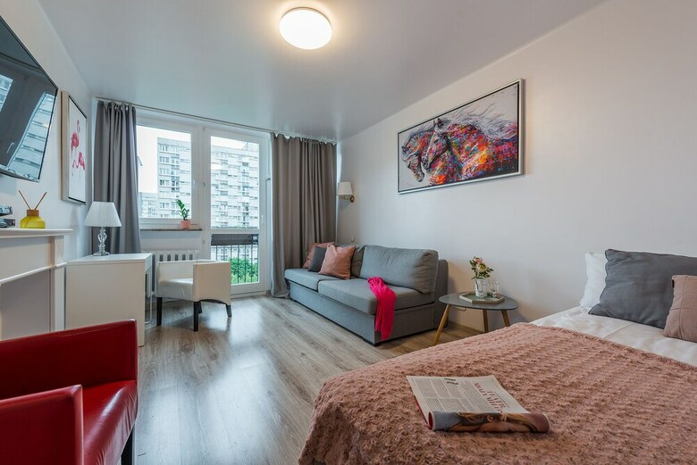 Unit Short Rent Apartment By Warsaw Metro Station
