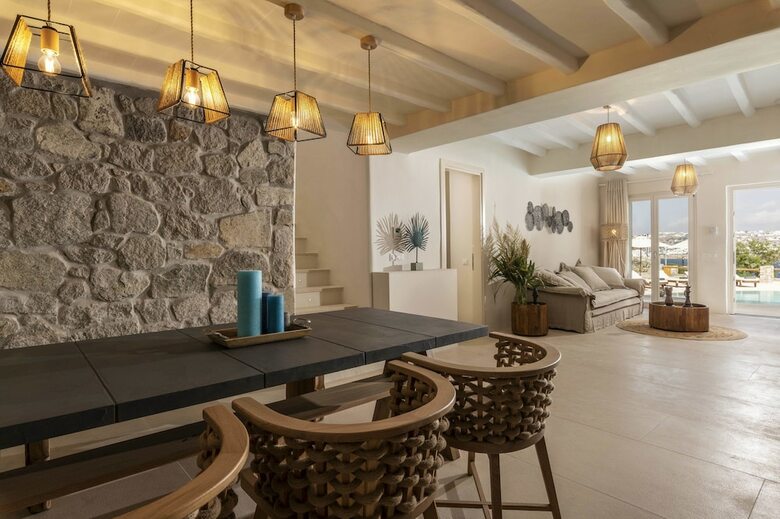 Villa Veneta At Ornos Sea View