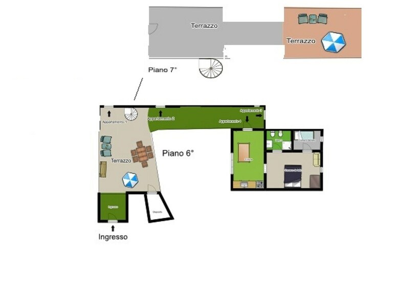 Roof Apartment Funicolare