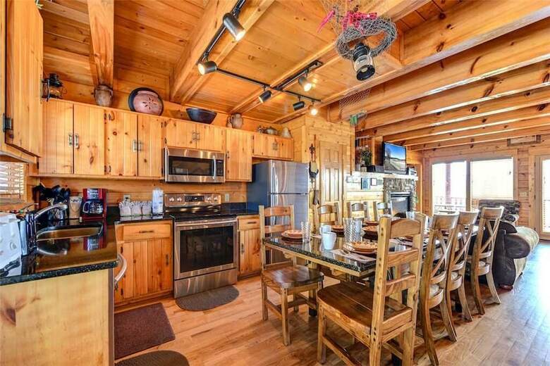 Mountaintop Lodge - Eight Bedroom Cabin