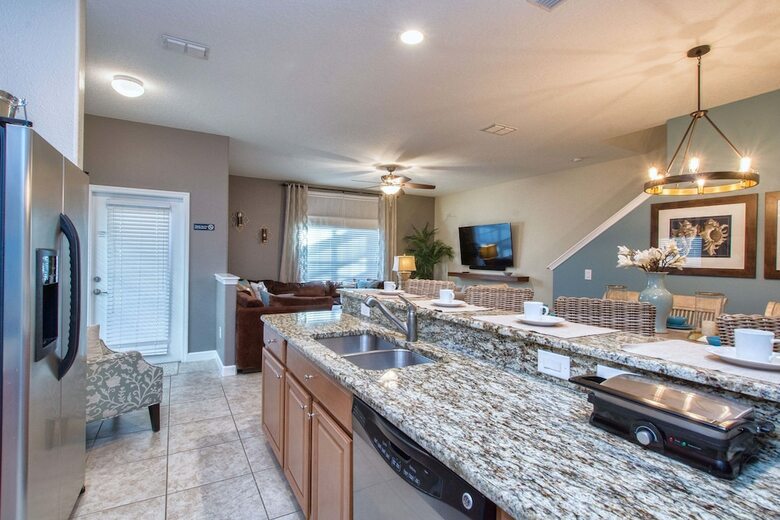 Paradise Palms- 5 Bed Townhome W/splashpool-3072pp