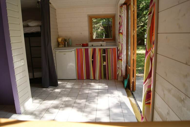 Camping Le Petit Lion - Lodges Bois