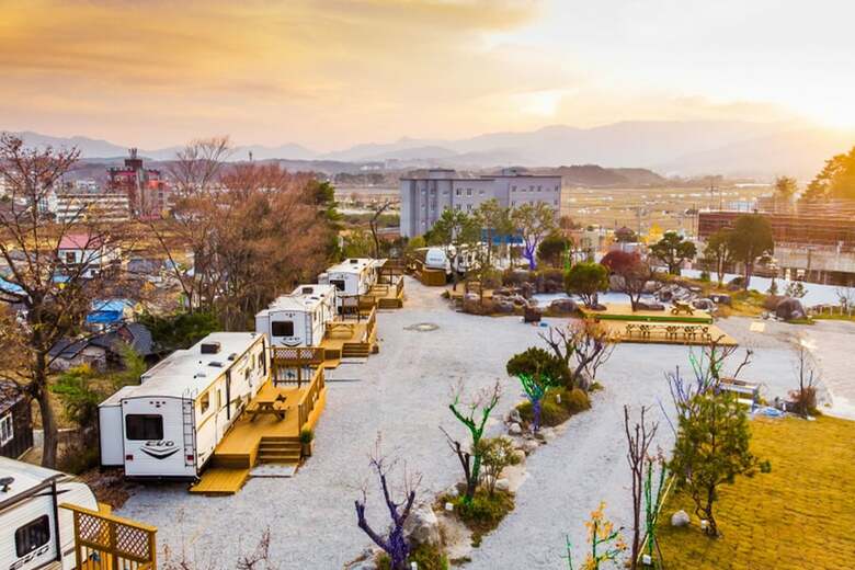 Pension Gangneung Wow Park Caravan