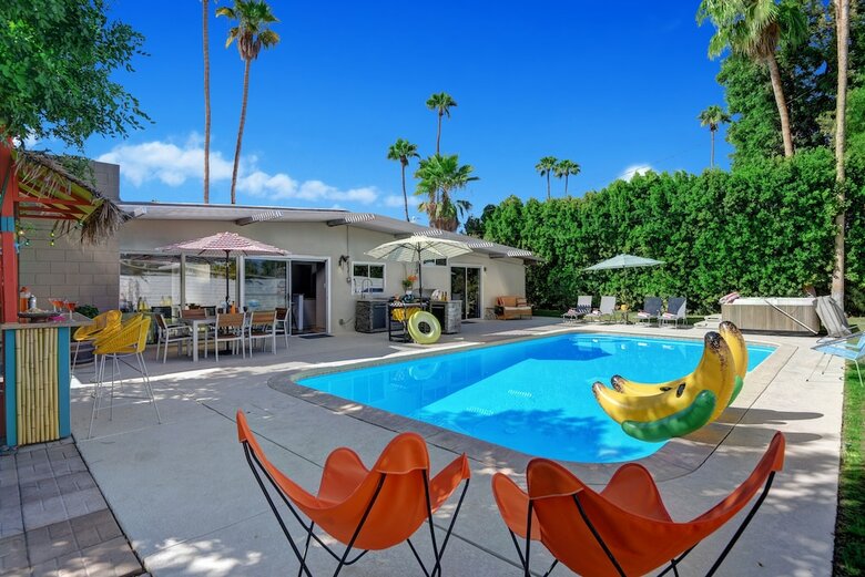 Banana Cabana Palm Springs Three Bedroom House