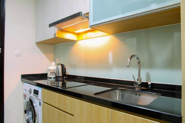 High Floor Studio With City View At Menteng Park Apartment