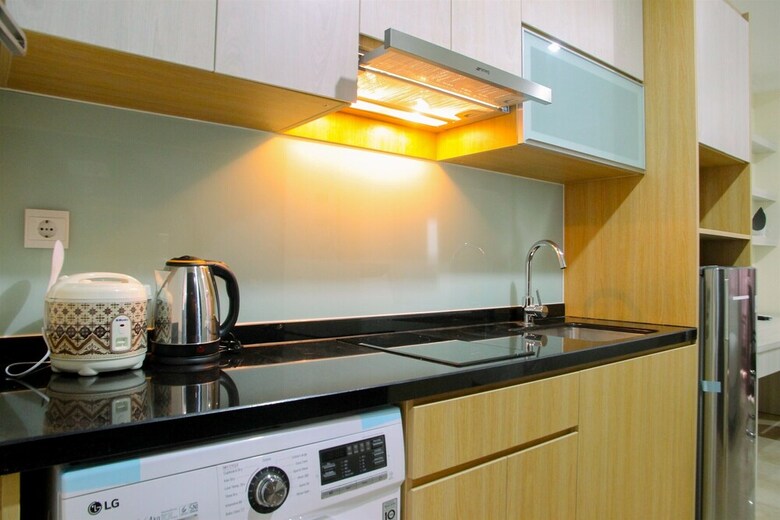 High Floor Studio With City View At Menteng Park Apartment