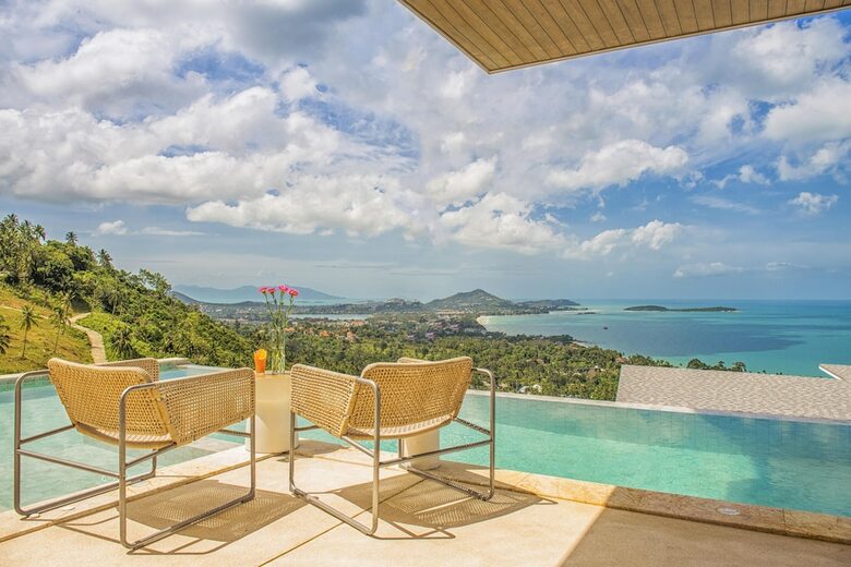 Villa Chaweng Noi Beach  Full Moon 4br Seaview
