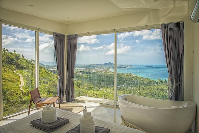 Villa Chaweng Noi Beach  Full Moon 4br Seaview