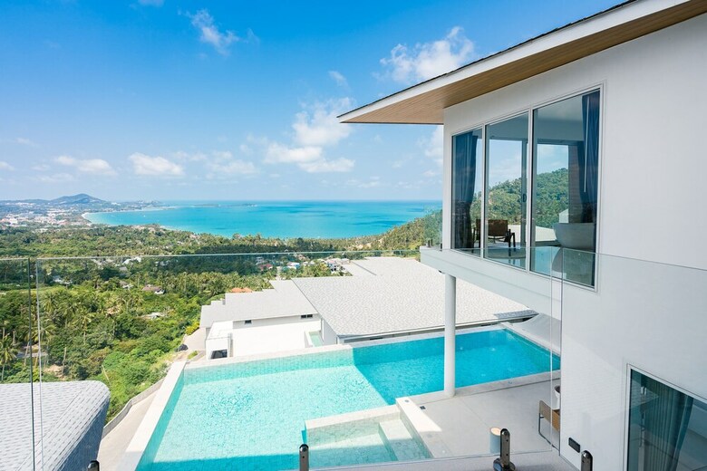 Villa Chaweng Noi Beach  Full Moon 4br Seaview