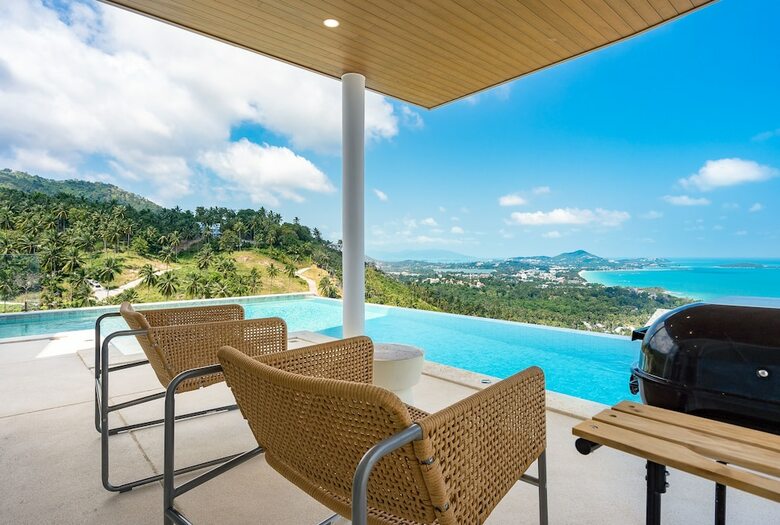 Villa Chaweng Noi Beach  Full Moon 4br Seaview