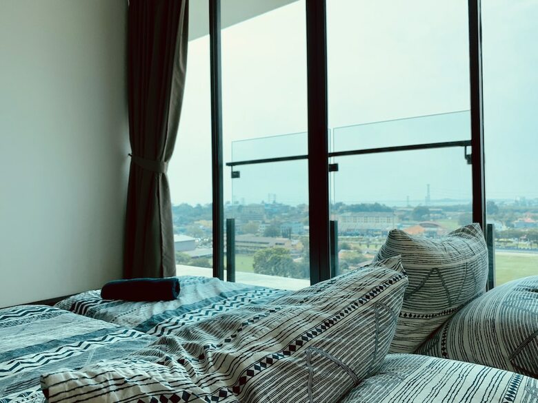 Apartamentos D'wharf Residence @ Pd Waterfront Balcony View By Airplan