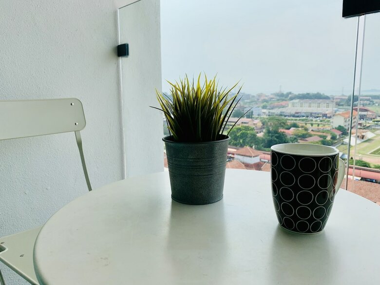 Apartamentos D'wharf Residence @ Pd Waterfront Balcony View By Airplan