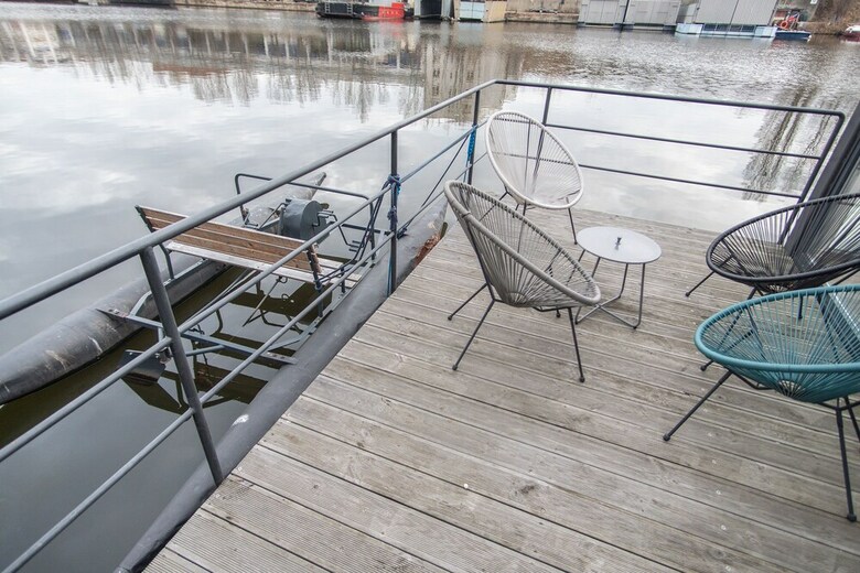 Unique Floating House On Vltava River