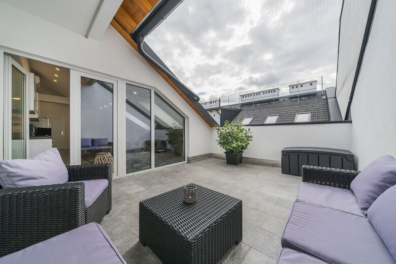 Apartamentos 100sqm W Terrace-danube-ac - Netflix-3br