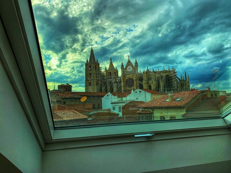 Apartamento Studio In Le�n, With Wonderful City View And Wifi