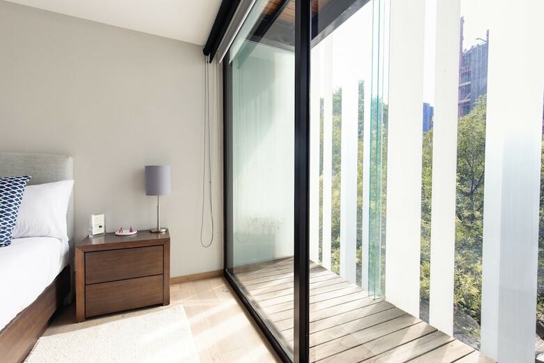 Apartamento Executive 1br Oasis With Kitchen & Private Balcony