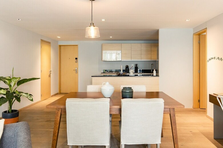Apartamento Executive 1br Oasis With Kitchen & Private Balcony