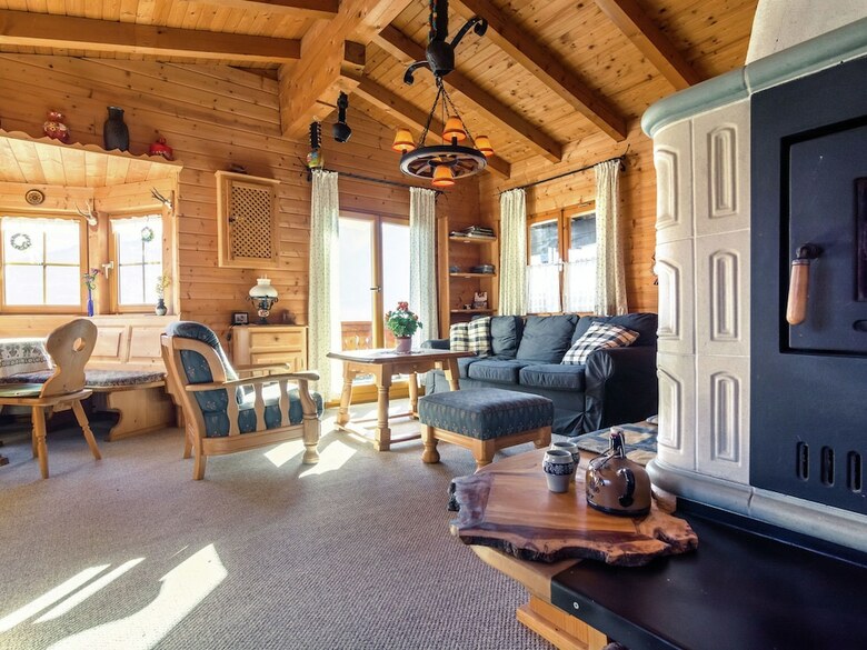Charming Wooden Chalet In Walchen With Balcony