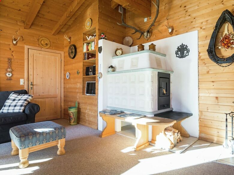 Charming Wooden Chalet In Walchen With Balcony