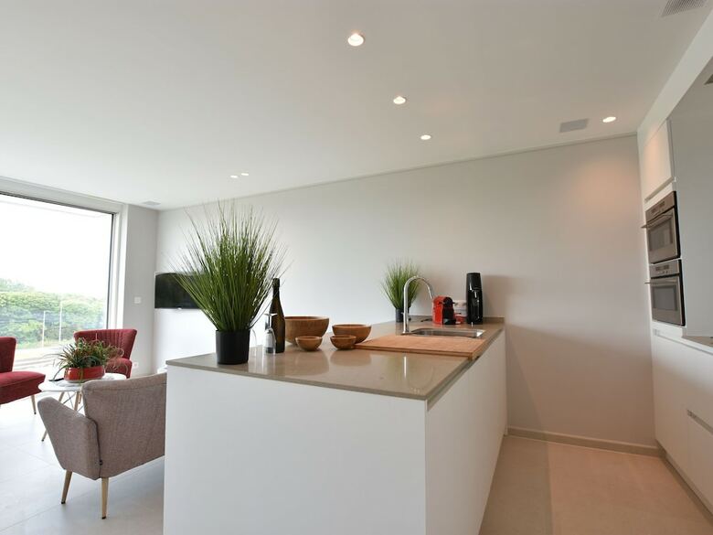 Modern Apartment In Bredene With Balcony