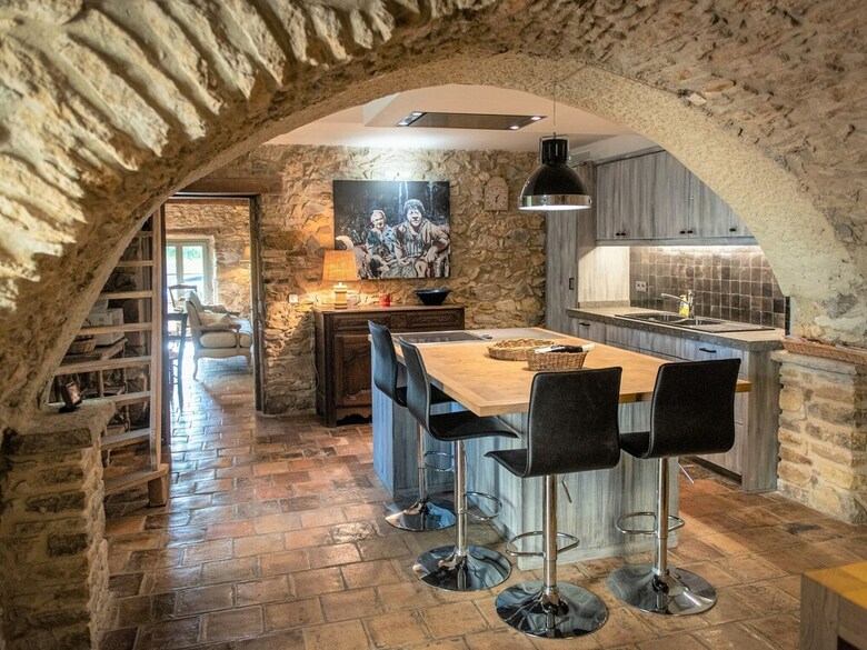 Holiday Home In Saint-marcel-de-careiret With Heated Pool