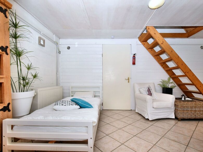 Beautiful Chalet On A Camping, With Different Terraces And A Beautiful View