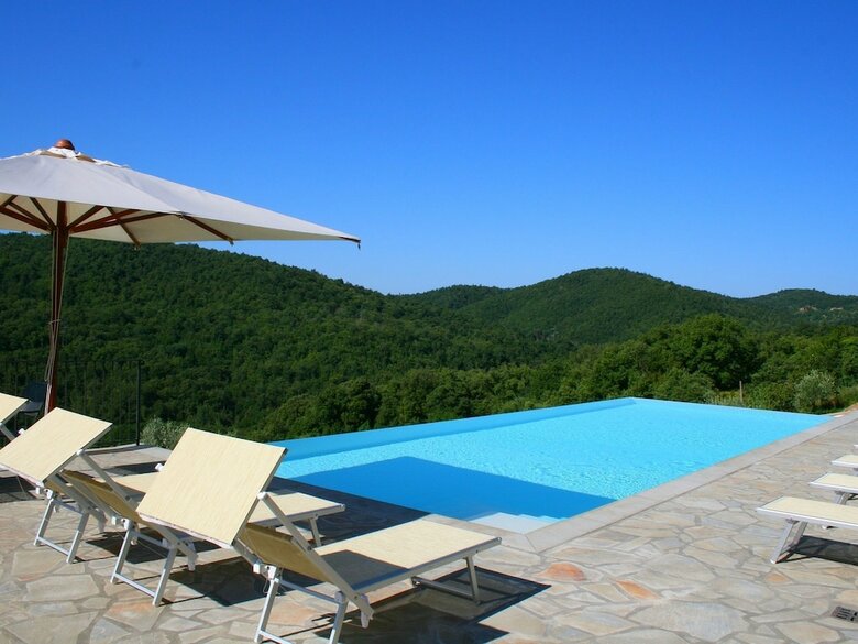Beautiful Accommodation In Elegant Farmhouse With Pool And Breathtaking Views