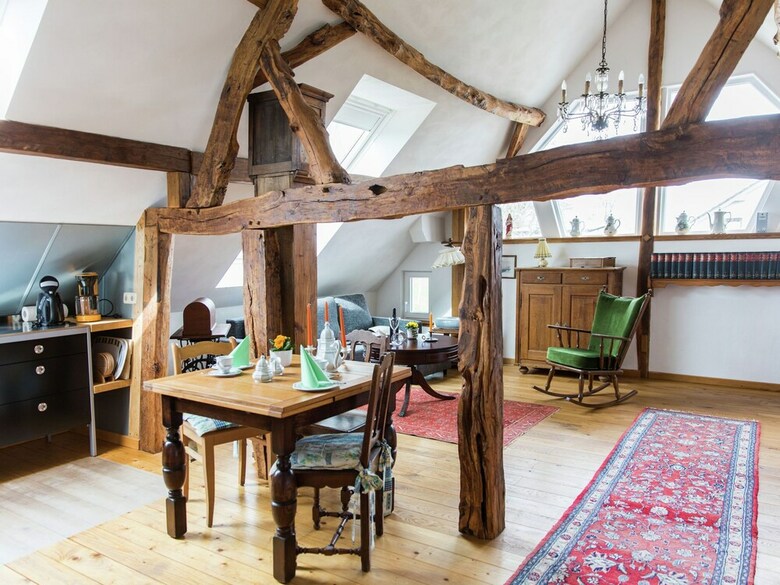 Vintage Apartment In Morsbach With Garden