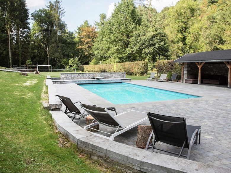 Modern Cottage In Marchin With Swimming Pool