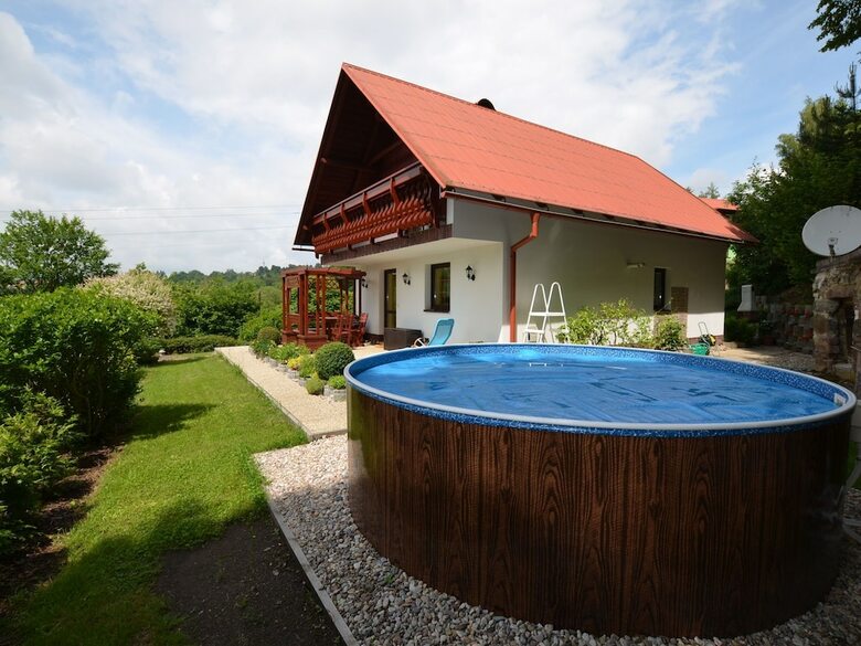 Modern Mansion In Bene?ov U Semil With Pool
