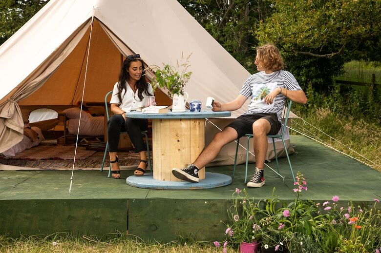 Cabana She Sells Seashells Bell Tent Love Zone