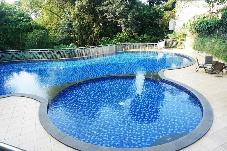 Mountain View Studio @ Dago Suites Apartment With Balcony
