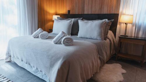 Lodge Caba�as Con Vista Al Cerro Chapelco.