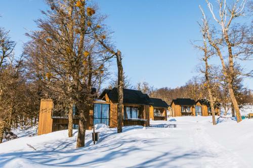 Lodge Caba�as Con Vista Al Cerro Chapelco.