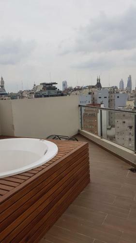 Apartamento Studio A Estrenar! En El Centro de Ba C/jacuzzi Y Parrilla