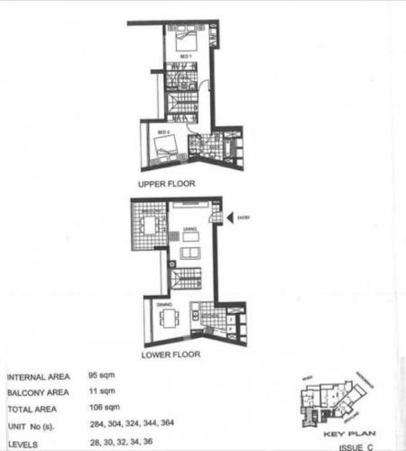Apartamento Sk1 - 2 Level 2 Bedroom Skyline Skyhome