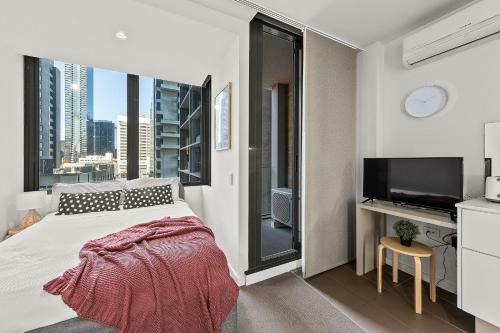 Apartamento A Stylish & Comfy Cbd Studio Near Southern Cross