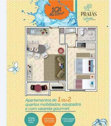 Apartamento Praias Do Lago Eco Resort
