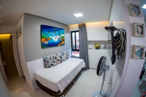 Apartamento Tabajara Flat - Ap 507 - Vista Lateral Mar