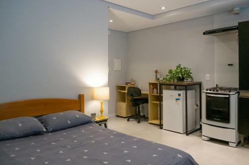 Apartamento Studio110b Apto Novo, Central, Com Terra�o E Garagem
