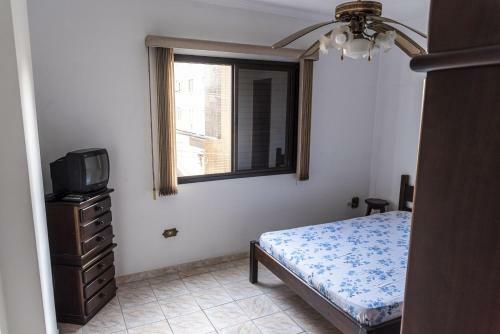 Apartamento Apto Aconchegante Com Varanda Na Praia Grande