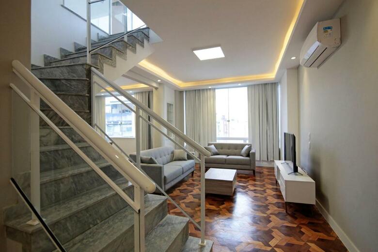 Apartamento Cobertura Alto Luxo Com Terra�o, Bbq E Piscina - 6 Quartos