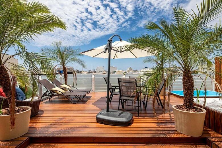 Apartamento Cobertura Alto Luxo Com Terra�o, Bbq E Piscina - 6 Quartos