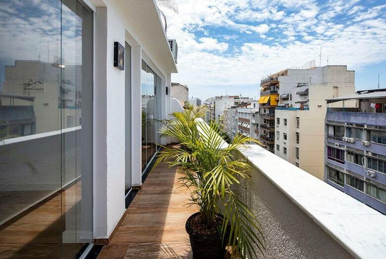 Apartamento Cobertura Alto Luxo Com Terra�o, Bbq E Piscina - 6 Quartos