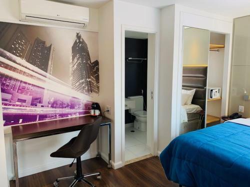 Hotel Su�te Luxo Com Cama King Size, Internet R�pida E Garagem Mercure Vl Olimpia