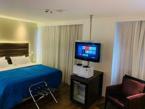 Hotel Su�te Luxo Com Cama King Size, Internet R�pida E Garagem Mercure Vl Olimpia